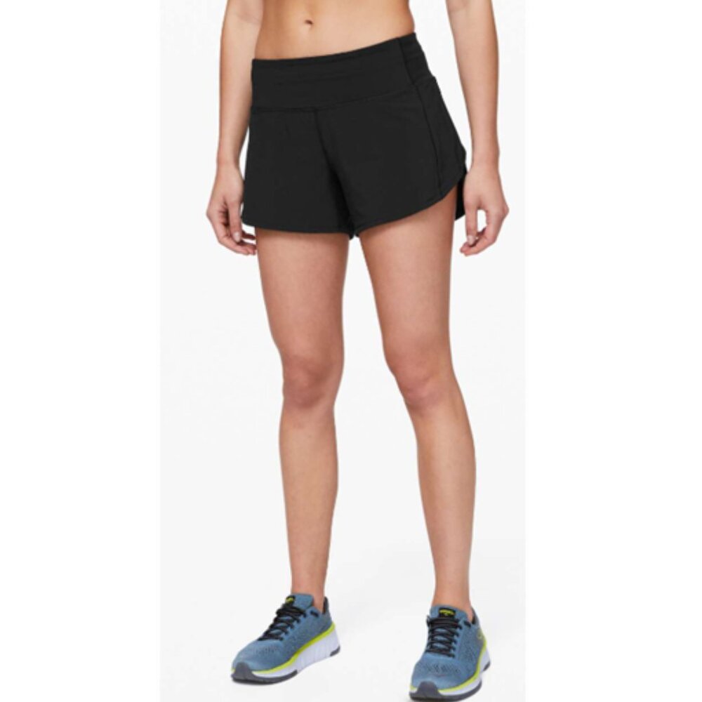Lululemon Speed Up Short Long *4" Updated Fit Black